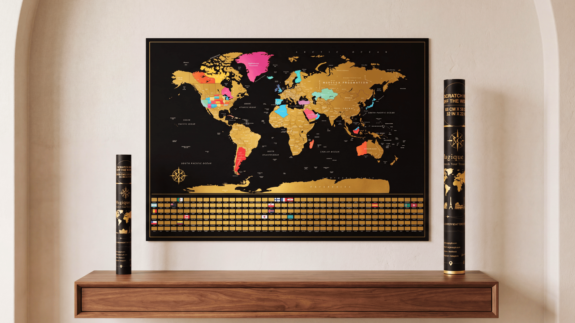SCRATCH MAP OFF THE WORLD