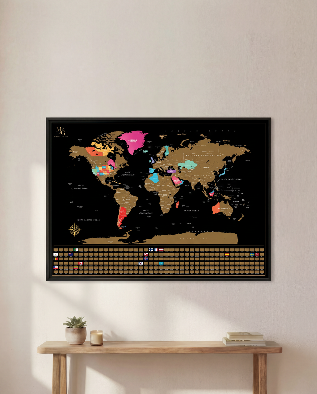 SCRATCH MAP OFF THE WORLD