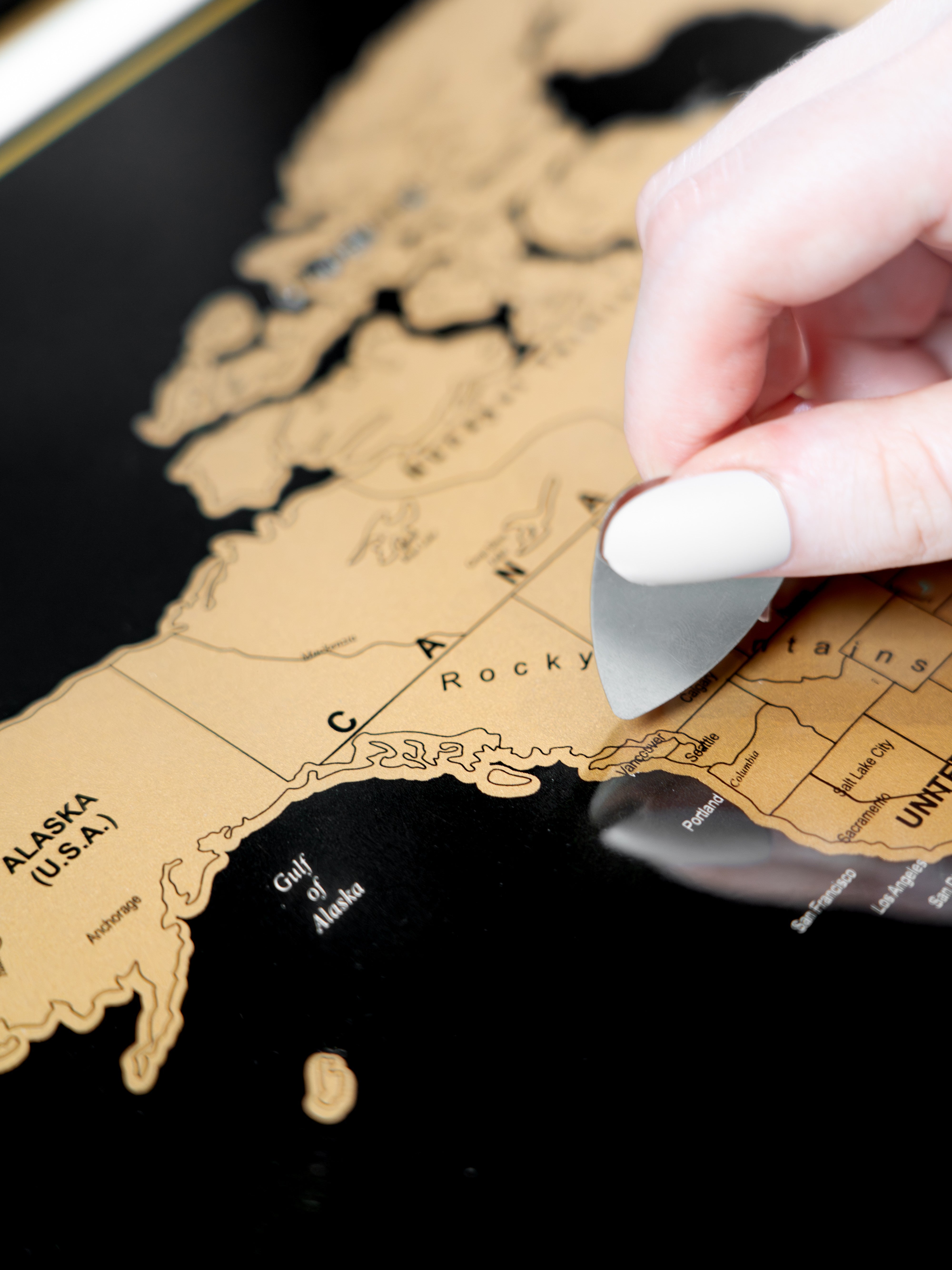 SCRATCH MAP OFF THE WORLD