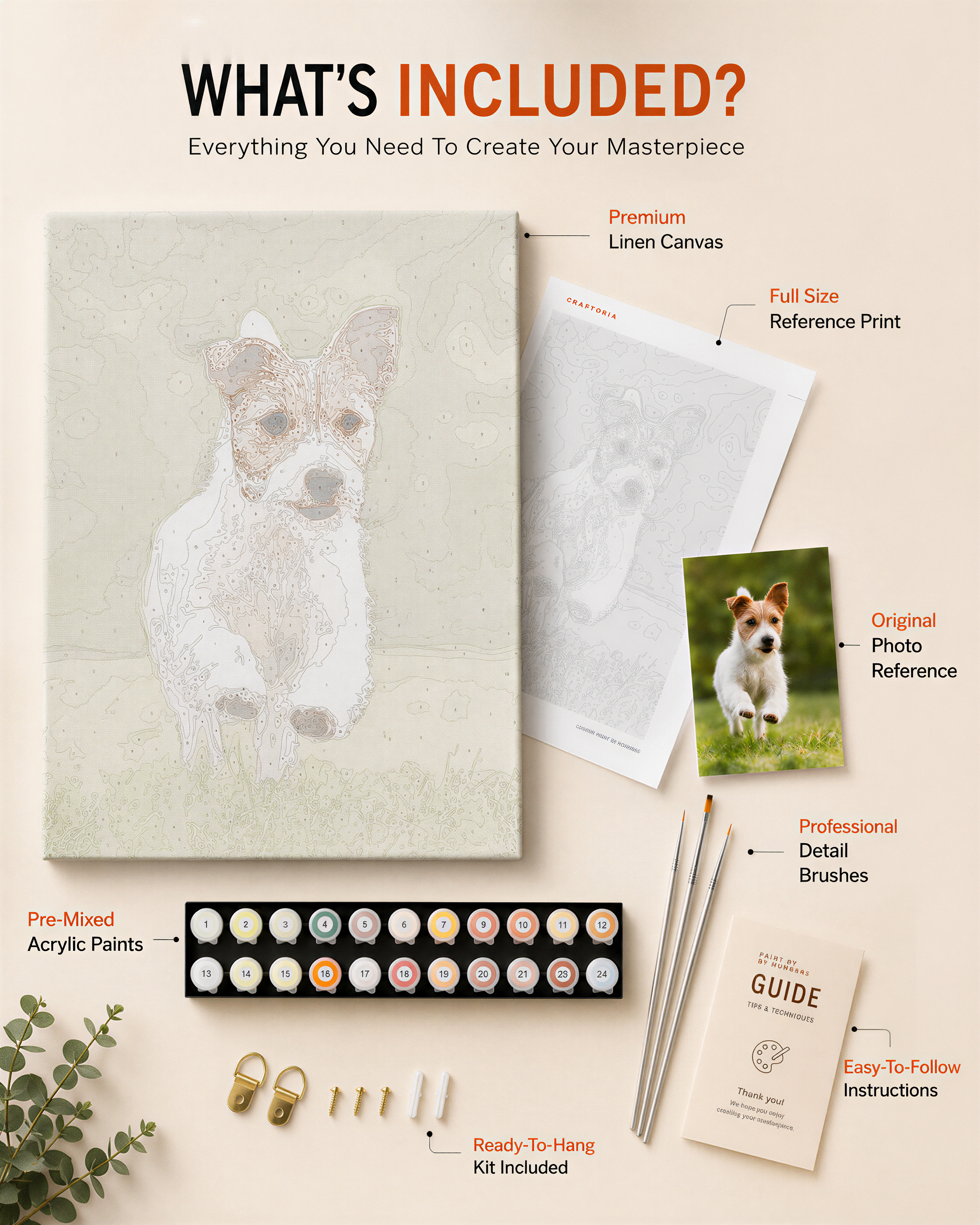 Custom Paint by Numbers kit