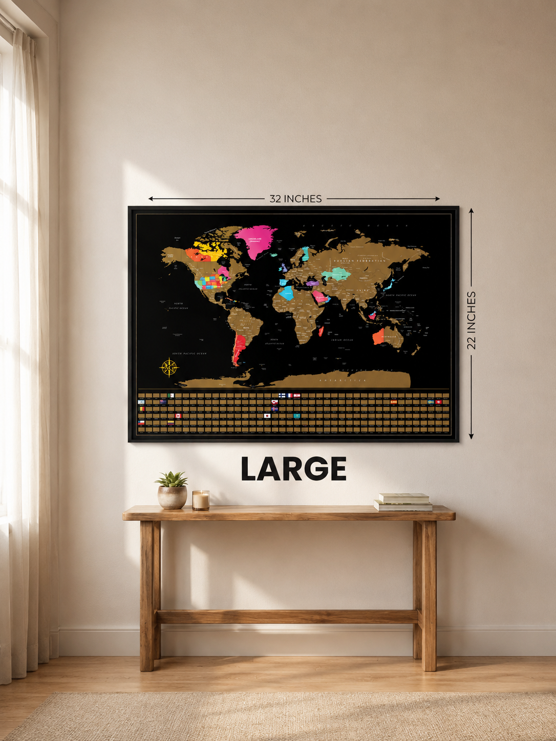SCRATCH MAP OFF THE WORLD