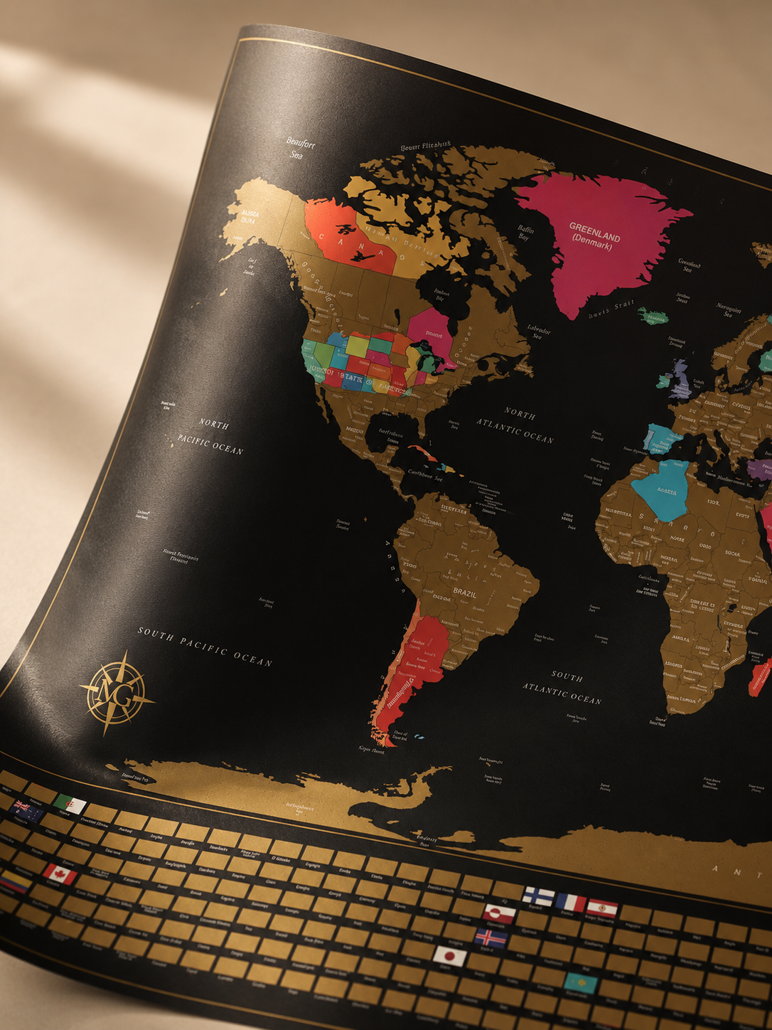SCRATCH MAP OFF THE WORLD