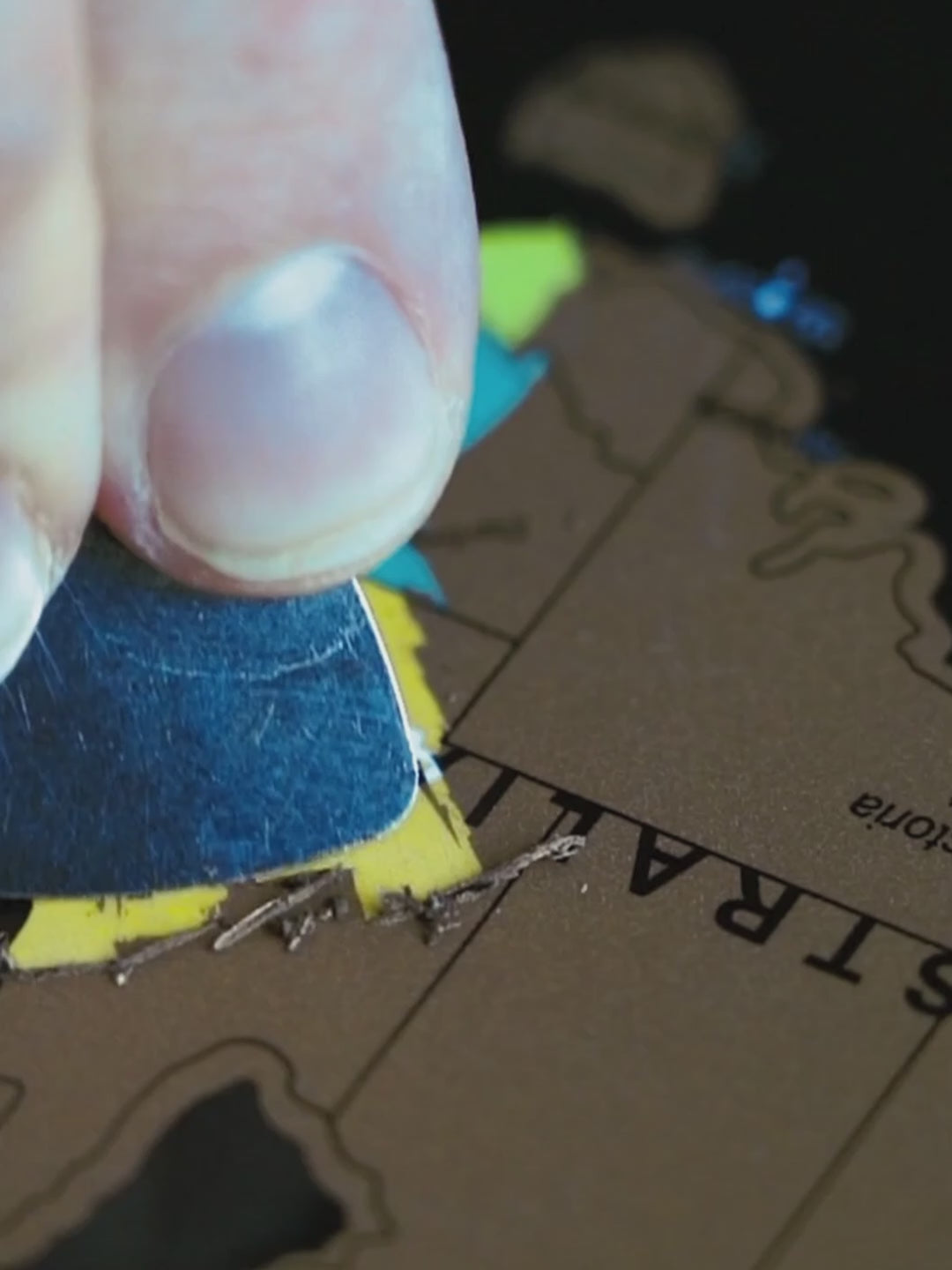 SCRATCH MAP OFF THE WORLD