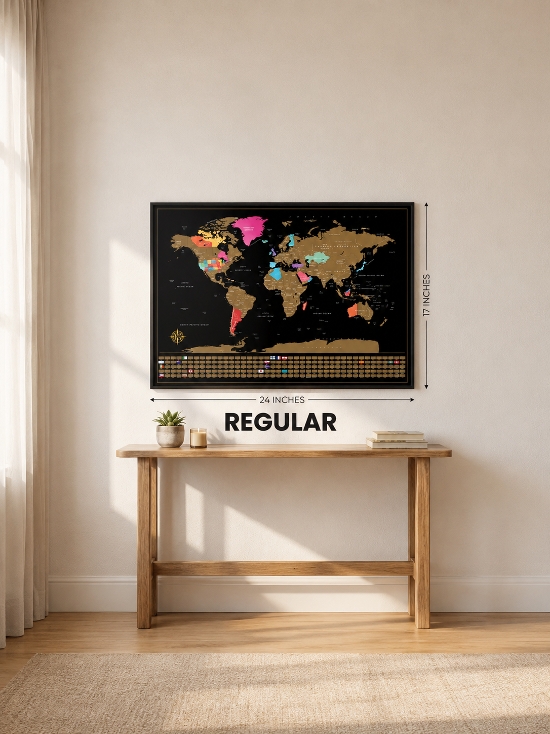SCRATCH MAP OFF THE WORLD
